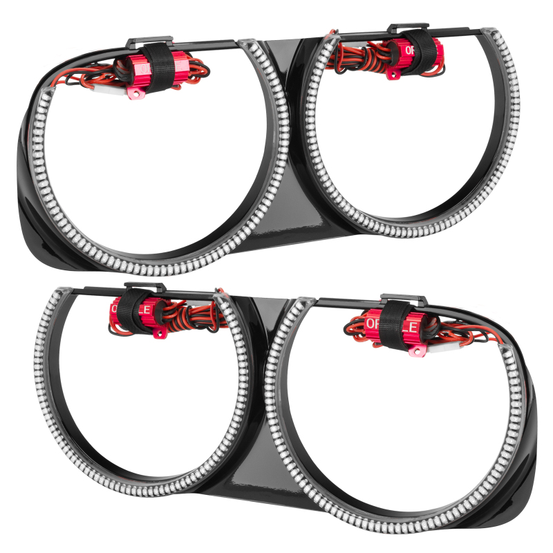 Dodge Challenger Headlight Bezel - ORACLE Lighting - Pre-Installed LED Halo, SMD - Amber - `15-`23